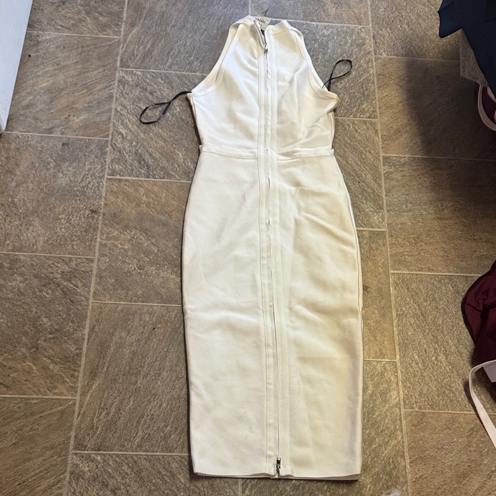 Forever 21 White Backless Dress